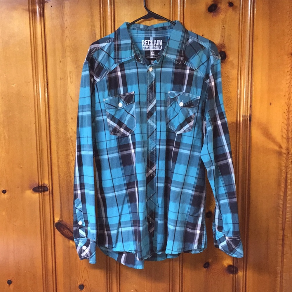 Men’s plaid shirt size XL